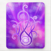 Tapis De Souris Flamme violette / Feu violet (Devant)