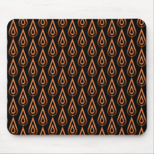 Tapis De Souris Flammes de Flickr orange vif Mousepad
