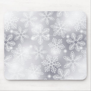 Tapis De Souris Flammes de neige et lumières