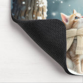 Tapis De Souris Flammes de neige Kitty Watch (Coin)