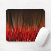 TAPIS DE SOURIS FLAMMES D'INCENDIE (Avec souris)