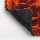 Tapis De Souris Flammes du feu Mousepad (Coin)