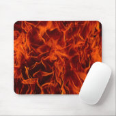 Tapis De Souris Flammes du feu Mousepad (Avec souris)