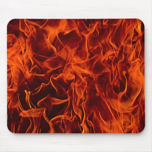 Tapis De Souris Flammes du feu Mousepad (Devant)