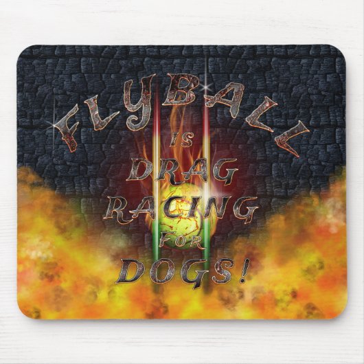 Tapis De Souris Flamz : Entrave emballant pour des chiens ! (Devant)