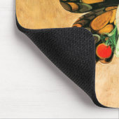 Tapis De Souris Flapper Butterfly Flying Woman Illustration (Coin)