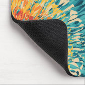 Tapis De Souris Flare solaire de style rétro coloré (Coin)