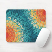 Tapis De Souris Flare solaire de style rétro coloré (Avec souris)