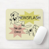 Tapis De Souris Flash d'information je suis T-shirts et cadeaux (Avec souris)