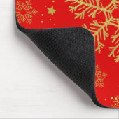Tapis De Souris Flèche dorée sur rouge (Coin)
