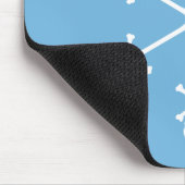 Tapis De Souris Flèche-neige crâne (Coin)