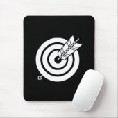 Tapis De Souris Flèche sur une cible ronde Mouse Pads (Avec souris)