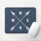 Tapis De Souris Flèches compass (Avec souris)