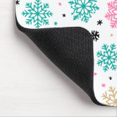 Tapis De Souris Flèches de neige rétro (Coin)