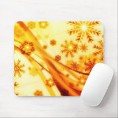 Tapis De Souris Flèches de Noël dorées (Avec souris)