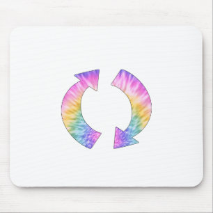 Tapis De Souris Flèches de rotation Tie Dye