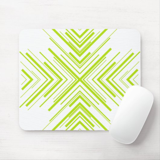 Tapis De Souris Flèches en vert et blanc (Avec souris)