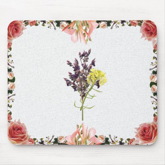 Tapis De Souris Fleur (Devant)