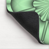 Tapis De Souris Fleur abstraite en vert pâle (Coin)