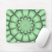 Tapis De Souris Fleur abstraite en vert pâle (Avec souris)
