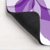 Tapis De Souris Fleur Abstraite violette (Coin)