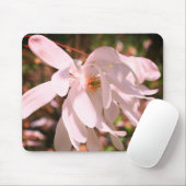 Tapis De Souris Fleur blanche de Magnolia (Avec souris)