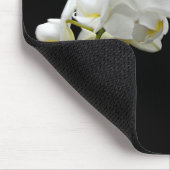 Tapis De Souris Fleur blanche d'orchidée (Coin)