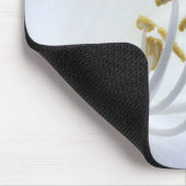 Tapis De Souris Fleur blanche Mousepad de Hosta (Coin)