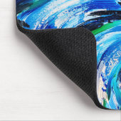 Tapis De Souris Fleur bleue (Coin)