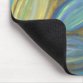 Tapis De Souris Fleur bleue Mousepad (Coin)