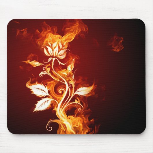 Tapis De Souris Fleur brûlante (Devant)