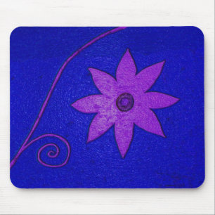 Tapis De Souris fleur colorée