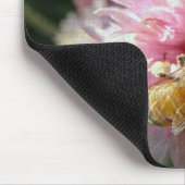 Tapis De Souris Fleur d'abeille et rose (Coin)