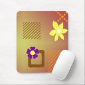 Tapis De Souris Fleur d'automne (Avec souris)