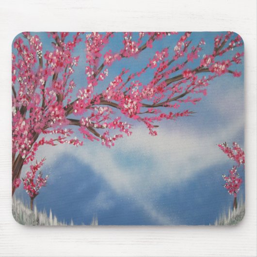 Tapis De Souris Fleur de cerise (Devant)