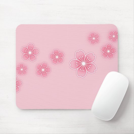 Tapis De Souris Fleur de cerise (Avec souris)
