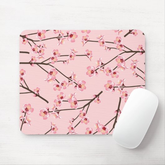Tapis De Souris Fleur de cerisier (Avec souris)