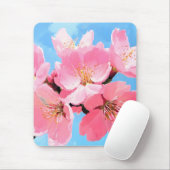 Tapis De Souris Fleur de cerisier (Avec souris)
