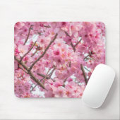 Tapis De Souris Fleur de cerisier rose (Avec souris)