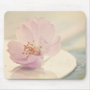Tapis De Souris Fleur de cerisier rose pâle délicate
