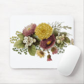 Tapis De Souris Fleur de chrysanthème mère florale (Avec souris)