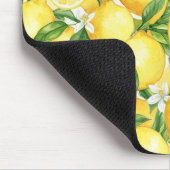 Tapis De Souris Fleur de citron ensoleillée (Coin)