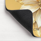 Tapis De Souris Fleur de crème dorée (Coin)