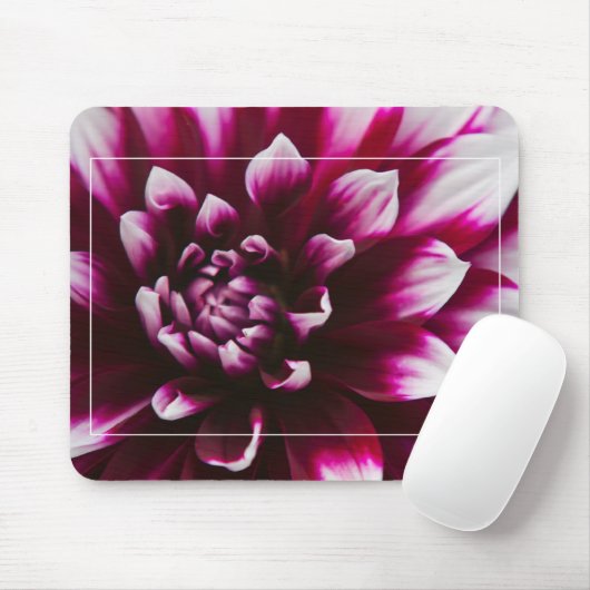 Tapis De Souris Fleur de dahlia (Avec souris)