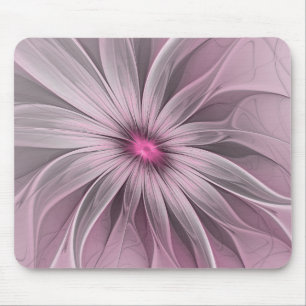 Tapis De Souris Fleur de fantaisie abstraite fleur de prunier art 
