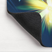 Tapis De Souris Fleur de fractale d'amusement (Coin)