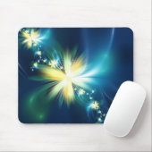 Tapis De Souris Fleur de fractale d'amusement (Avec souris)
