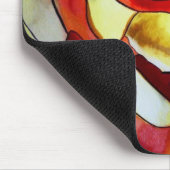 Tapis De Souris Fleur de Freesia grimpant jaune (Coin)