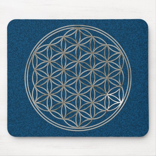Tapis De Souris Fleur de la vieSilblue (Devant)