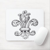 Tapis De Souris fleur de lis (Avec souris)